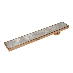 Ruhe 36x5 inch Stainless Steel 304 Rose Gold PVD Coated Marble Insert Shower Drain Channel, 16-0226-19-picture-10