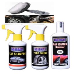 Indopower Ff975 Car Shampoo Gun, Tyre Shiner Gun, Car Scratch Remover, All Tyre Cleaning Brush Kit, AHh978-image-55