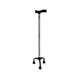 Karma Ryder WS-310 ST Aluminium Powder Coated Silver Swan Neck Walking Stick-42
