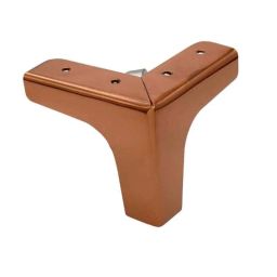 RAB 4 inch Stainless Steel Rose Gold Sofa Leg, Y-LEG (Pack of 4)-image-113