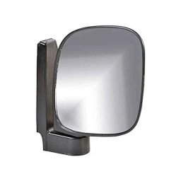 Uno Minda Right Side Black Shatterproof Glass Rear View Mirror for Mahindra Maxximo, RV-11003R-18