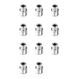 Spazio 1 inch Brass Chrome Finish Extension Nipple (Pack of 11)-picture-29