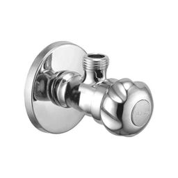 Oleanna MN-02AV Moon Brass Silver Chrome Finish Angle Valve with Wall Flange-image-73