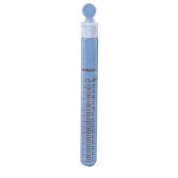 Borosil 10ml Graduated Test Tube with with I/C Glass Stopper, 9830006-13