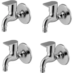 IRIS Waterfall Brass Chrome Finish Washing Machine Bib Cock (Pack of 4)-image-69