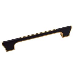 RAB 4 inch Zinc Rembo Black Wardrobe Pull Handle, M160 (Pack of 3)-image-108
