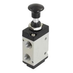 Techno 1/4 inch 3/2 Large Round Button Valve, MSV86322PB-picture-49
