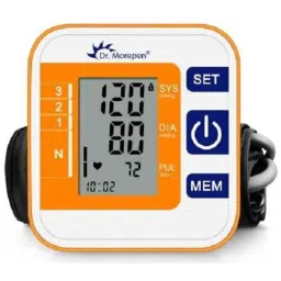 Dr. Morepen BP-14 Orange &a; White Fully Automatic Blood Pressure Monitor-10