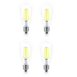 Philips Filament 4W E27 Warm White LED Bulb (Pack of 4)-image-20