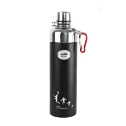 Cello Sleek 900ml Black Stainless Steel Vacuum Sports Bottle, 405CSSB0443 (Pack of 5)-picture-34