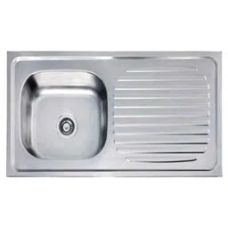 Crocodile 32x20x8 inch Glossy Finish Stainless Steel Single Bowl Kitchen Sink with Drainboard-picture-38