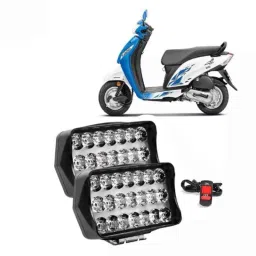 Cartronics 21 Led Fog Light with On/Off Switch for Honda Activa I WhiteSet Of 2 Pcs, CAR-9RC1QV-picture-2