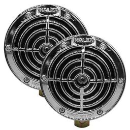 AllExtreme Shon Vibro Deluxe Bike &a; Car Horns Super Loud Sound Air Siren (12V, Black &a; Silver), (Pack of 2)-picture-36
