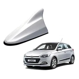 Auto Pearl ABS Silver Universal Replacement Shark Fin Car Roof Antenna For Hyundai i20 Elite-picture-14