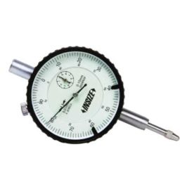 Insize 10mm 0.01mm Flat Back Shockproof Dial Indicator, 2314-10FA-2