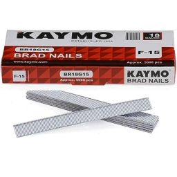 Kaymo F Series 5000 Pcs 15mm 18 Gauge Brad Nail Box, BR18G15-13