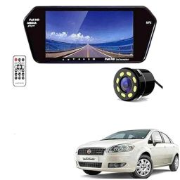 Auto Pearl CBP67 7 inch HD Bluetooth LED Touch Screen with 8 LED Reverse Camera for Fiat Linea Classic-6