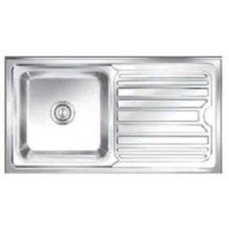 Nirali Olympia Satin Finish Kitchen Sink, Size: 950x510 mm-image-3