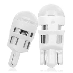 AllExtreme EXTSBSW 3W T10 5630 CMD White Interior Pilot License Plate Dome Indicator LED Parking Light for Car Bike &a; Motorcycle (Pack of 2)-32