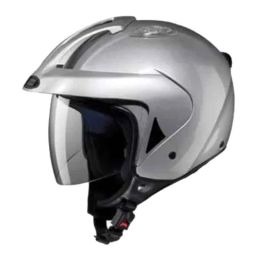 Studds KS-1 Metro Expanded Polystyrene Silver Grey Open Face Open Face Helmet, Size: Large-picture-44