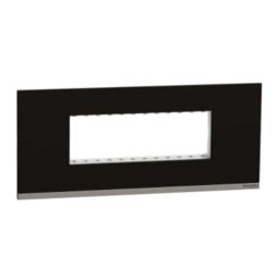 Schneider Electric Unica Pure 6 Module Aluminium Alloy Rhodium Black Cover Plate, UNPCP6M_MD-picture-11