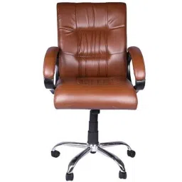 High Living Remus Leatherette High Back Brown Executive Chair-24