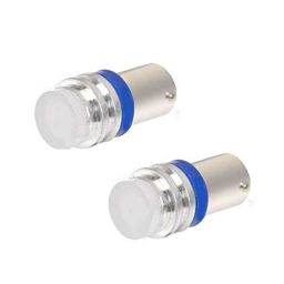 AllExtreme EXBA9SB4 BA9S 3W Blue Ceramic Interior License Plate Wedge Dome Trunk Dashboard LED Parking Light for Car Bike &a; Motorcycle (Pack of 2)-39