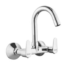 Ruhe Eclipse Brass Chrome Finish Sink Mixer with 12 inch Round Swivel Spout, 11-0614-RS-picture-7