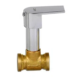 ZAP Brass Concealed Stop Cock with Wall Flange &a; Chrome Plated Tap-image-12