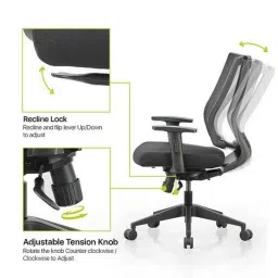 Featherlite Liberate Medium Back Ergonomic Chair image 5