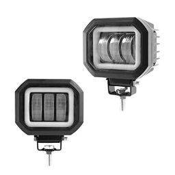 AllExtreme Exs30F2 Led Fog Light Spot Beam 20W Projector Lens Heavy Duty Waterproof Driving Lamp For Motorcycle Bike Car Suv (Blue &a; White), (Pack of 2)-picture-43