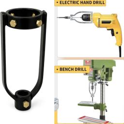 Square drill bit attachment chisel holder adopter for square hole-26