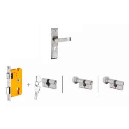 Dorset Dash HL DAS 204.3mm Zinc SC Finish Lock Set with Knob &a; 60mm Key Cylinder-image-65