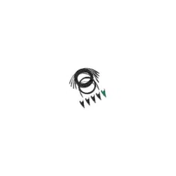 Fluke TLS430 Black &a; Green Test Lead Set, 2157713-32