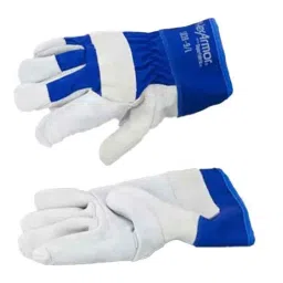 Lab Plus 26cm Cow Split Leather &a; Canvas Safety Gloves, LP-758-picture-32