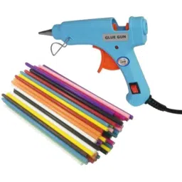 Gunstick 20W Firozi Glue Gun with 25 Pcs Fluorescent Glue Sticks-image-60