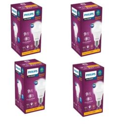 Philips Ace Saver 9W E27 2700K Warm White LED Bulb (Pack of 4)-24