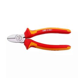 Yato 160mm Chrome Vanadium Steel Red &a; Yellow Insulated Side Cutting Plier, YT-21136-picture-1