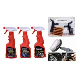Indopower Ff955 Leather Shiner Spray, Dashboard Shiner Spray, TyreShiner Spray, Tubeless Smart Panchar Kit, All Tyre Cleaning Brush Kit, AHh957-image-93