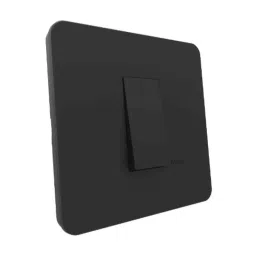 Hager Insysta 12 Module Anthracite Dark Gray Plastic Cover Plate, WSNCG12A-37