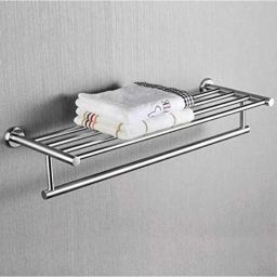 ZAP Stainless Steel 304 Chrome Wall Mounted Bathroom Towel Bar Holder-image-54