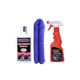 Indopower Ff729 250ml Leather Shiner Spray, Blue Microfiber Cloth &a; 100g Scratch Remove Kit, AHh731-image-52