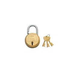 Godrej Navtal 6 Levers Brass Padlock (3 Keys), 3279-40