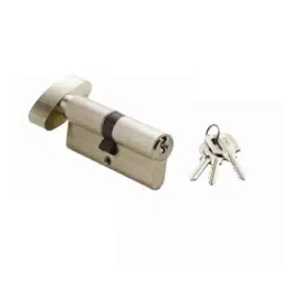Quba 60mm Stainless Steel RGPVD Finish Cylinder Lock with One Side Key &a; Other Knob, 908.0501.2621-image-64