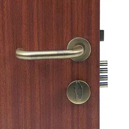 Homexpert Rose MG-1103 60mm Stainless Steel Antique Brass Finish Cylindrical Plate One Side Key Mortise Door Lock Set-picture-17