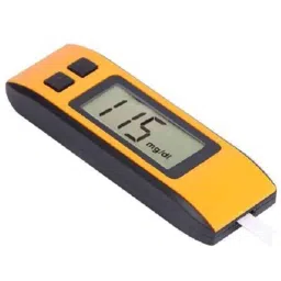 Pristyn Care Yellow &a; Black Digital Blood Glucometer with 25 Pcs Strips-41