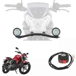 Cartronics 42W Complete Lighting System 14 Led Round Fog Lamp Light for Yamaha Fz-Fi, CAR-RDK2Y2-picture-18