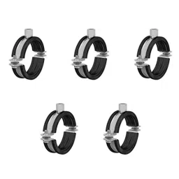 B K Jagan &a; Co 1 inch Aluminium Round Type Pipe Chili Clamp (Pack of 5)-image-51