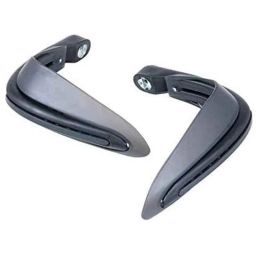 AOW Motorcycle Handguards with Led Light for 7/8 inch Grips - 300 * 140 * 110mm (Grey) Universal for All Bikes y-30-47