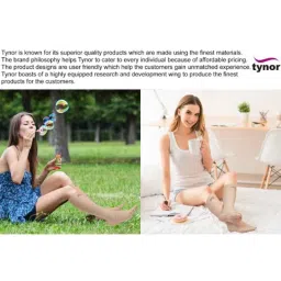 Tynor Compression Garment Leg Below Knee Closed Toe Support, I81BAH, Size: Medium (Normal) image 5